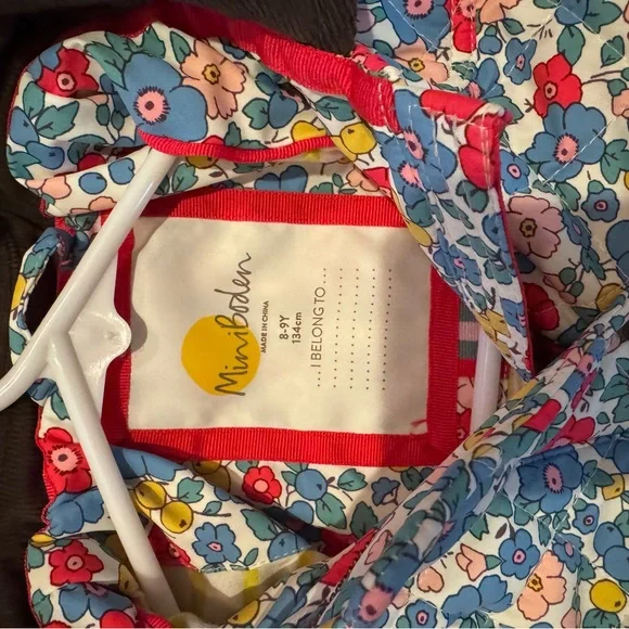 Mini Boden Floral Kids Jacket - Picture 4 of 5